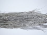 4002 Hebert Dry Fly Hackle, Bronze Grade Rooster Saddle Medium Grey Dun Ties Size 12-14