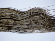 4005 Hebert Dry Fly Hackle, Silver Grade Rooster Saddle Dun Badger Ties Size 14-16