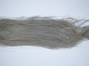 4017 Hebert Dry Fly Hackle, Silver Grade Rooster Saddle Light Grey Dun Ties Size 12-14