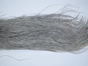 4018 Hebert Dry Fly Hackle, Silver Grade Rooster Saddle Light Grey Dun Ties Size 14-16