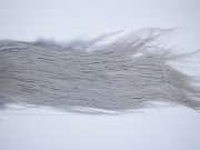 4093 Whiting Dry Fly Hackle, Bronze Grade Rooster Saddle Light Dun Ties Size 14