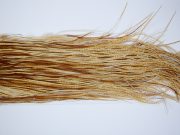 4095 Whiting Dry Fly Hackle, Bronze Grade Rooster Saddle Barred Medium Ginger Ties Size 14-18