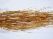 4103 Whiting Dry Fly Hackle, Bronze Grade Rooster Saddle Medium Ginger Ties Size 16-18