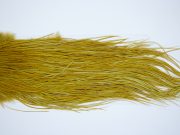 4121 Whiting Dry Fly Hackle, Bronze Grade Rooster Saddle Golden Olive Ties Size 14-16