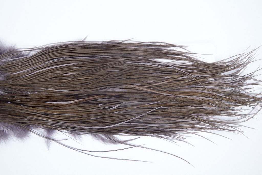 3316 Whiting Dry Fly Hackle, Bronze Grade Midge Saddle Dark Dun Ties Size 16-18