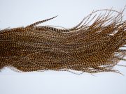 4131 Whiting Dry Fly Hackle, Gold Grade Rooster Saddle Grizzly Golden Brown Ties Size 14-16