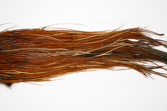4457 Whiting Dry Fly Hackle Pro Grade Rooster Saddle Furnace Ties Size 16-18