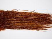 4469 Whiting Dry Fly Hackle Bronze Grade Rooster Saddle Grizzly Burnt Orange Ties Size 12-14
