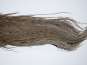 4521 Hebert Dry Fly Hackle Bronze Grade Rooster Saddle Medium Grey Dun Ties Size 12-14