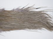 4542 Hebert Dry Fly Hackle Bronze Grade Rooster Saddle Medium Grey Dun Ties Size 14-18