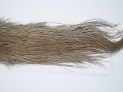 4548 Hebert Dry Fly Hackle Bronze Grade Rooster Saddle Medium Grey Dun Ties Size 16-18