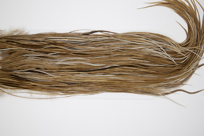 4562 Hebert Dry Fly Hackle Gold Grade Rooster Saddle Brown Grey Dun Ties Size 12-16