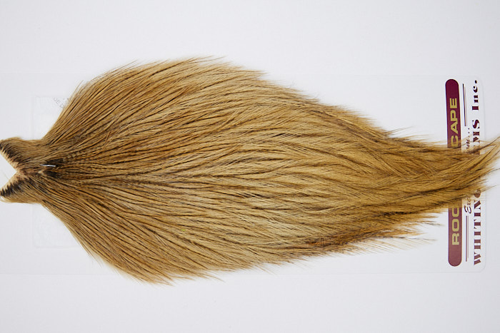 4614 Coq De Leon Dry Fly Hackle None Rooster Cape Light Ginger