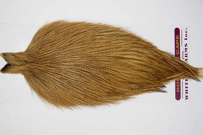 4640 Coq De Leon Dry Fly Hackle None Rooster Cape Golden Badger