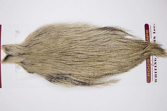 4644 Coq De Leon Dry Fly Hackle None Rooster Cape Light Pardo