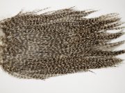 4661 Coq De Leon Dry Fly Hackle Bronze Grade Rooster Saddle Grizzly