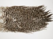 4665 Coq De Leon Dry Fly Hackle Bronze Grade Rooster Saddle Grizzly