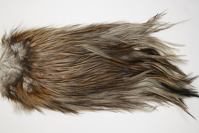 4669 Coq De Leon Dry Fly Hackle Bronze Grade Rooster Saddle Dun Ties Size NA