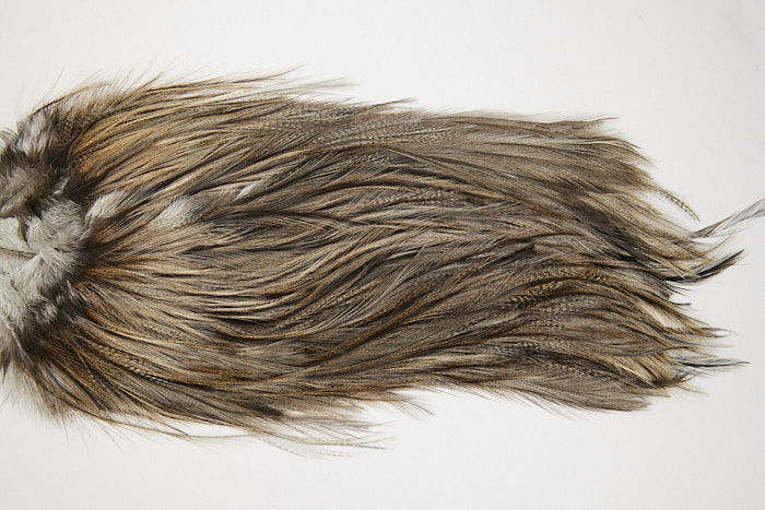 4672 Coq De Leon Dry Fly Hackle Bronze Grade Rooster Saddle Dun Ties Size NA