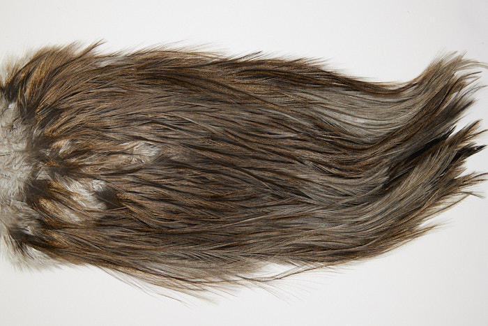 4675 Coq De Leon Dry Fly Hackle Bronze Grade Rooster Saddle Dun Ties Size NA