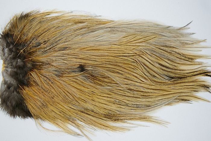 4700 Coq De Leon Dry Fly Hackle Bronze Grade Rooster Saddle Medium Ginger