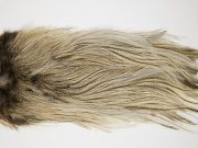 4715 Coq De Leon Dry Fly Hackle Silver Grade Rooster Saddle Cream Badger