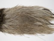 4716 Coq De Leon Dry Fly Hackle Silver Grade Rooster Saddle Cream Badger