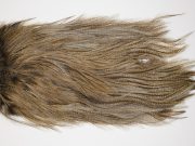 4723 Coq De Leon Dry Fly Hackle Silver Grade Rooster Saddle Dun