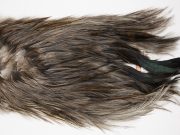 4728 Coq De Leon Dry Fly Hackle Silver Grade Rooster Saddle Dun