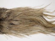 4733 Coq De Leon Dry Fly Hackle Silver Grade Rooster Saddle Light Pardo