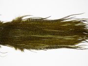 4772 Whiting Dry Fly Hackle Silver Grade Rooster Saddle Grizzly Dark Olive Ties Size 12-14