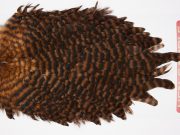 WHS12 Whiting Wet Fly Hen Saddle Grizzly Brown