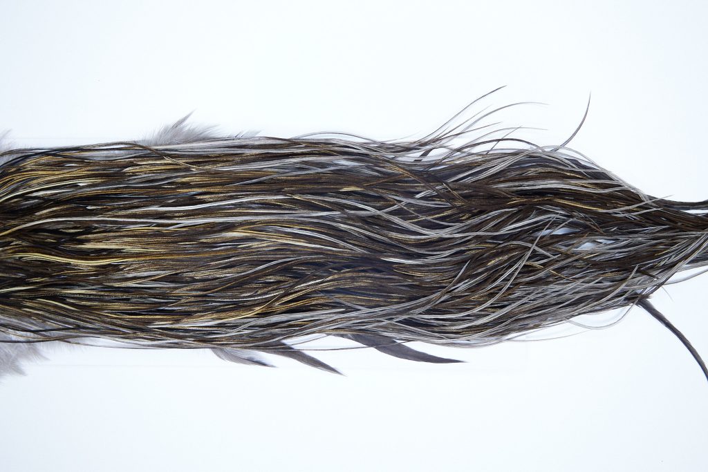 3446 Hebert Dry Fly Hackle Gold Grade Rooster Saddle Unique Variant Ties Size 14-16