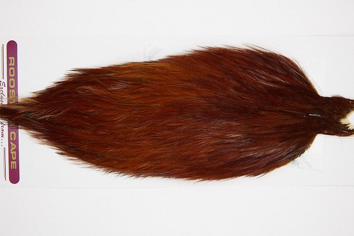 4582 Coq De Leon Dry Fly Hackle None Rooster Cape Brown Ties Size NA