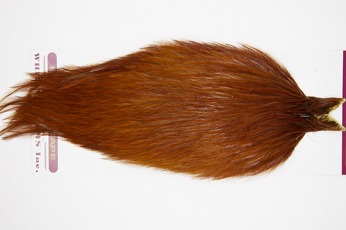 4583 Coq De Leon Dry Fly Hackle None Rooster Cape Brown Ties Size NA