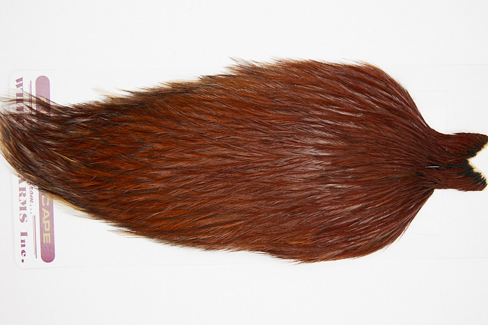 4588 Coq De Leon Dry Fly Hackle None Rooster Cape Brown Ties Size NA