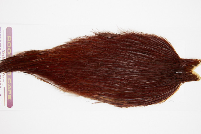 4591 Coq De Leon Dry Fly Hackle None Rooster Cape Brown Ties Size NA