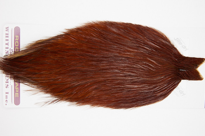 4594 Coq De Leon Dry Fly Hackle None Rooster Cape Brown Ties Size NA