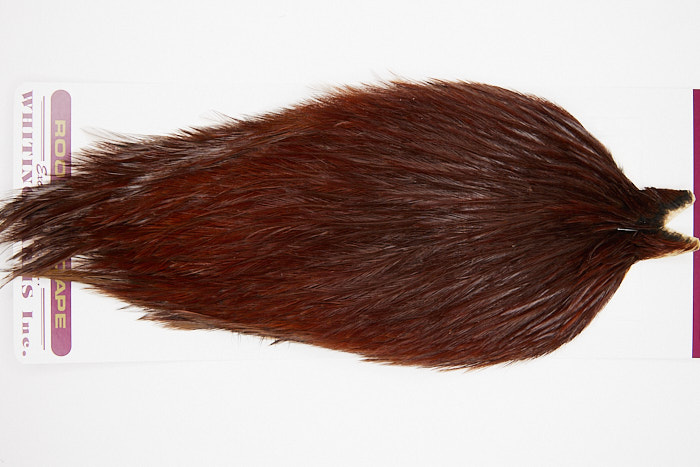 4597 Coq De Leon Dry Fly Hackle None Rooster Cape Brown Ties Size NA
