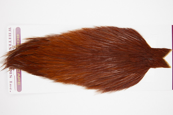 4599 Coq De Leon Dry Fly Hackle None Rooster Cape Brown Ties Size NA