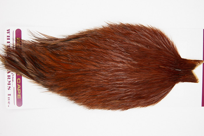 4601 Coq De Leon Dry Fly Hackle None Rooster Cape Brown Ties Size NA