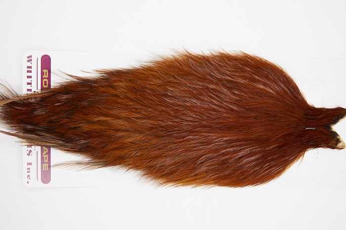 4605 Coq De Leon Dry Fly Hackle None Rooster Cape Brown Ties Size NA