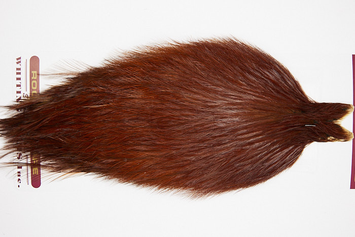 4607 Coq De Leon Dry Fly Hackle None Rooster Cape Brown Ties Size NA