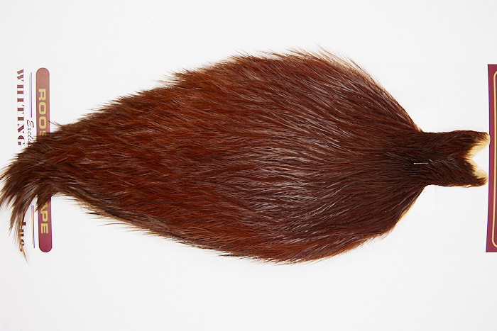 4608 Coq De Leon Dry Fly Hackle None Rooster Cape Brown Ties Size NA