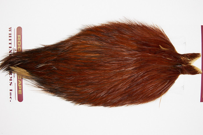 4609 Coq De Leon Dry Fly Hackle None Rooster Cape Brown Ties Size NA