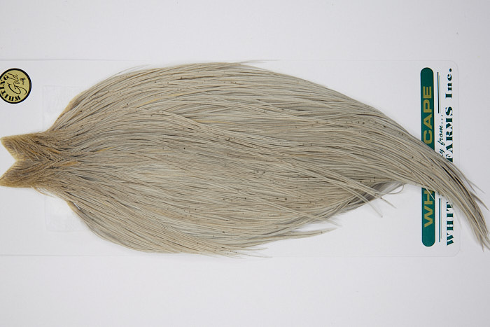 4818 Hebert Dry Fly Hackle Gold Grade Rooster Cape Dun Grizzly Ties Size 8-22