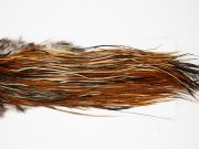 4827 Hebert Dry Fly Hackle Bronze Grade Rooster Saddle Furnace Ties Size 12-16