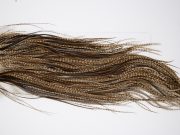 4829 Hebert Dry Fly Hackle Bronze Grade Rooster Saddle Dun Grizzly Ties Size 10-14