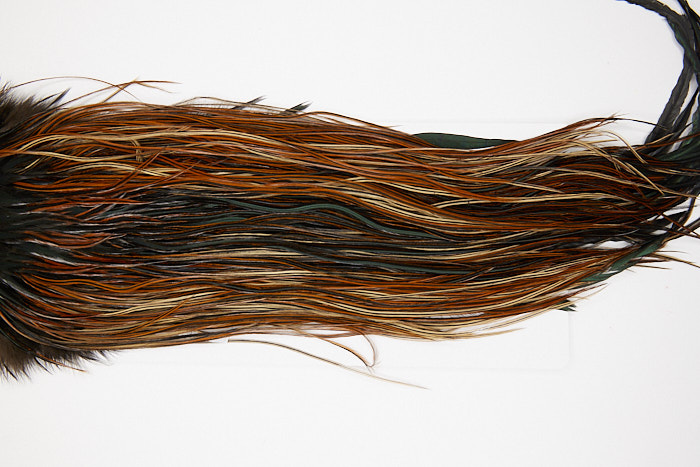 4844 Hebert Dry Fly Hackle Bronze Grade Rooster Saddle Unique Variant Ties Size 12-16