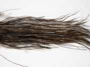 4852 Hebert Dry Fly Hackle Bronze Grade Rooster Saddle Dark Grey Dun Ties Size 10-12